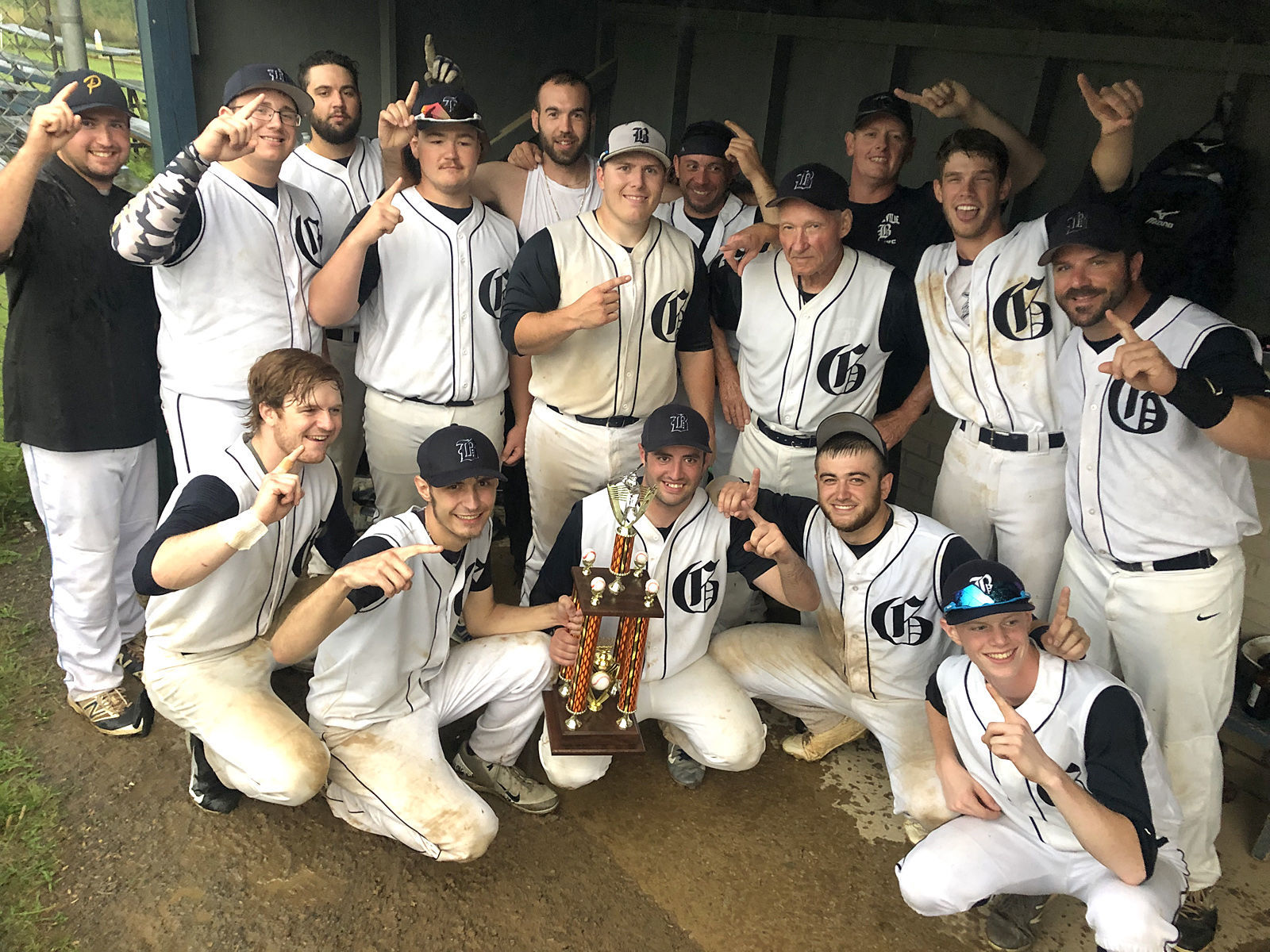 Grays dugout team picture
